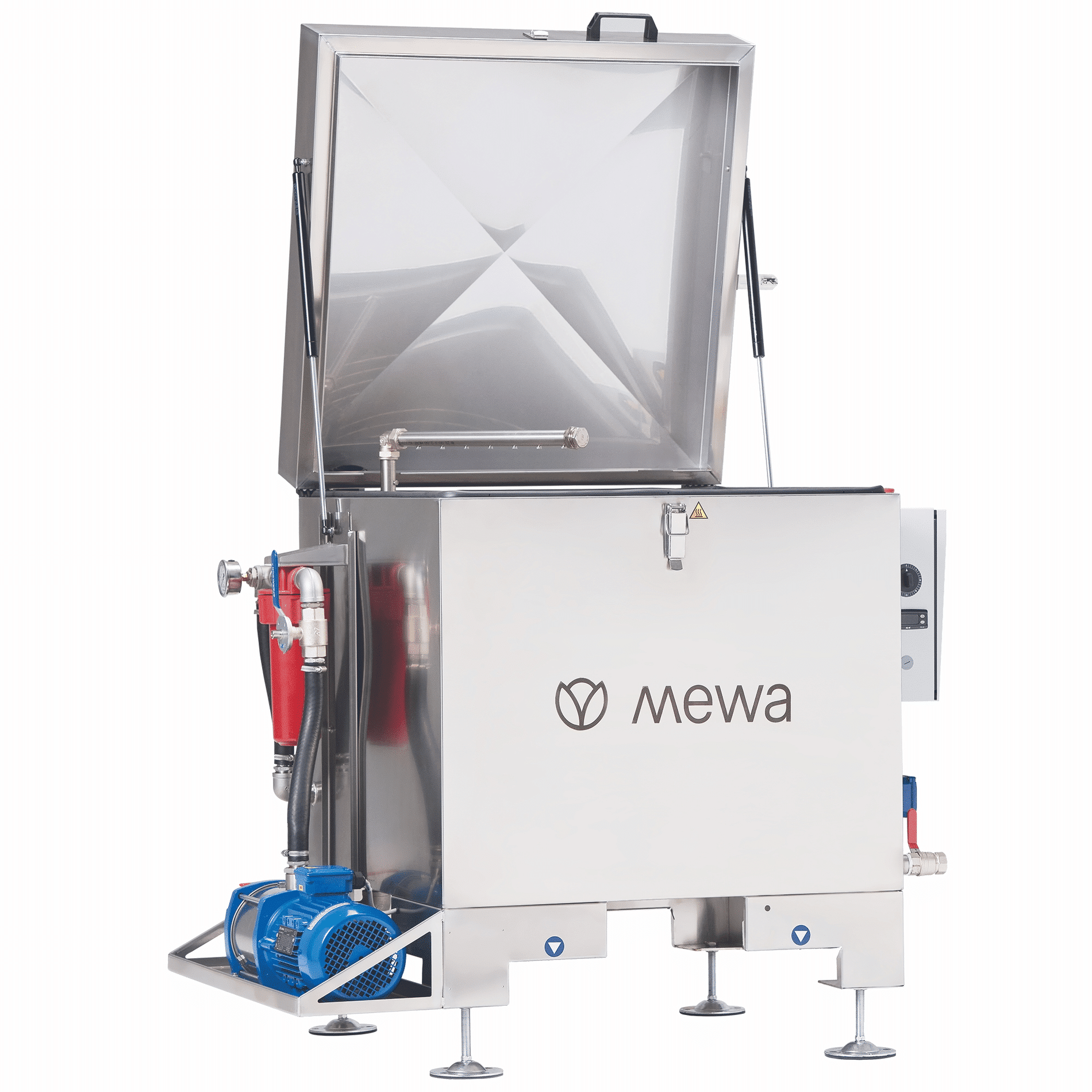 La fontaine de dégraissage entièrement automatique de Mewa avec service complet 1