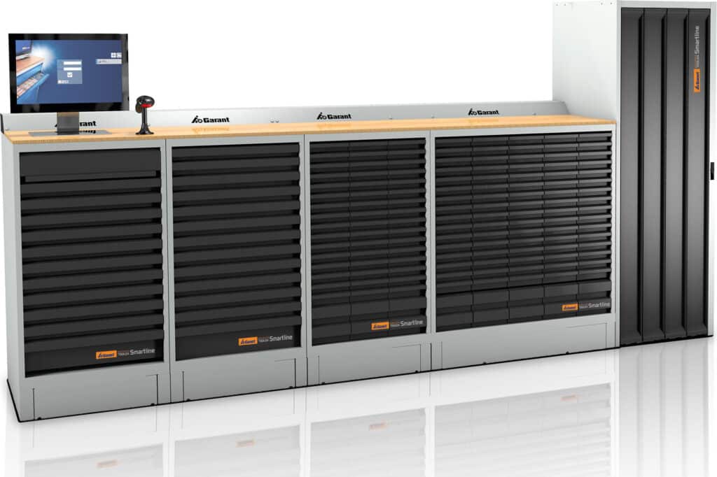 GARANT Tool24 SmartlineSystème modulaire de distribution de marchandises avec un maximum de capacité de stockage sur un minimum de surface 3